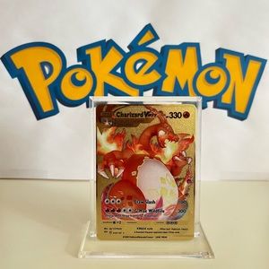 Charizard VMAX Gold 020/189 2020 Pokemon Collectors Card Gold Metal